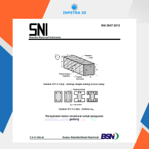 SNI 2847 - 2013 Tata Cara Perhitungan Struktur Beton Untuk Bangunan Gedung