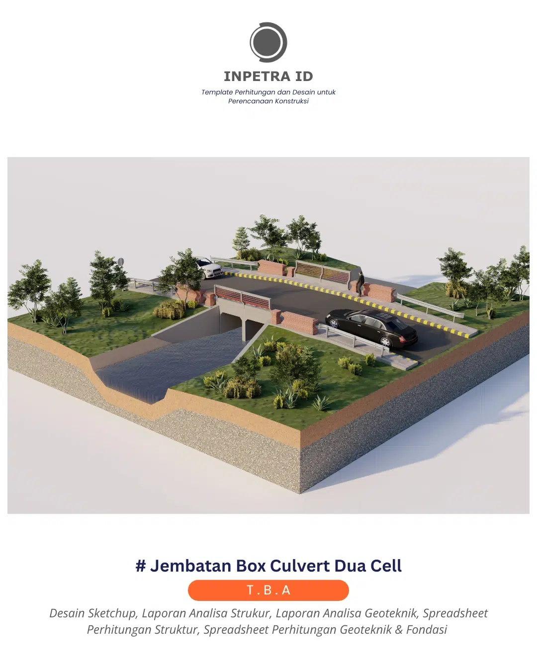 Jembatan box culvert dua cell Inpetra ID